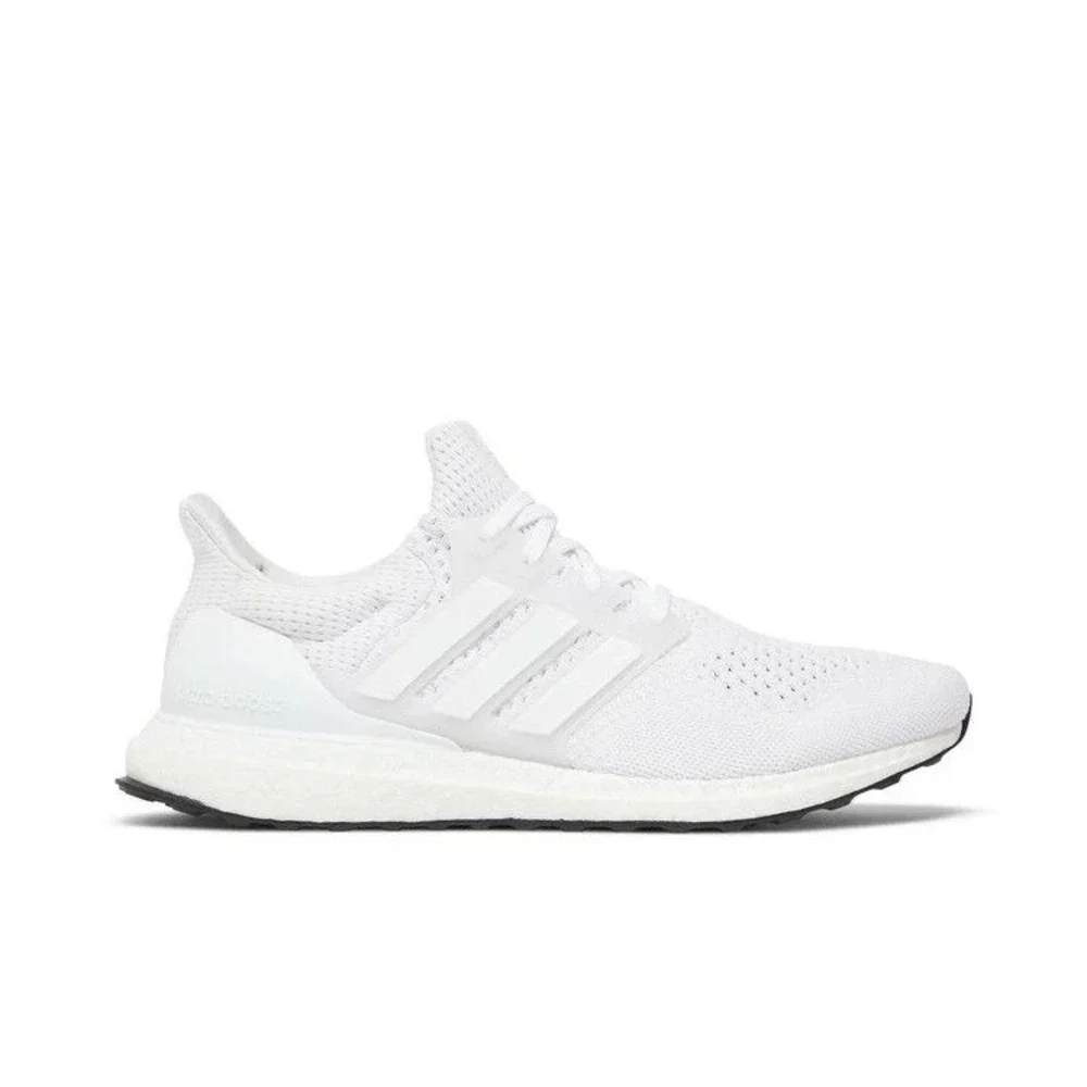 Mens Size 8.5 - adidas Ultra Boost 1.0 DNA Triple White Running Shoes HQ4202 NEW